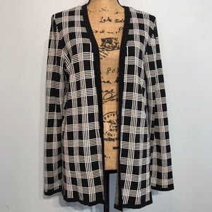 NWT! Croft & Barrow Black & White Cardigan XS